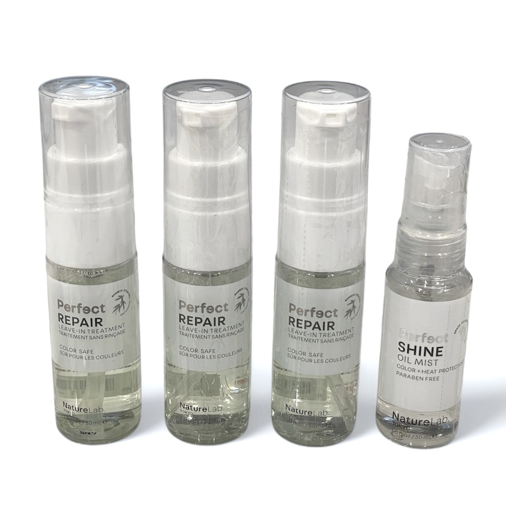 Perfect Hair Leave-In Treatment (set of 3) & Perfect Shine Oil Mist